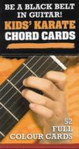 Kids Karate Chord Cards Guitar Flash Cards Sheet Music Songbook