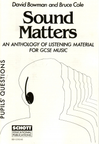 Sound Matters Student Book Sheet Music Songbook