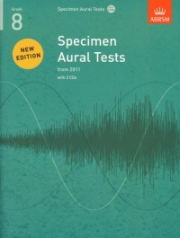 Specimen Aural Tests Revised 8 + Cds Abrsm Sheet Music Songbook