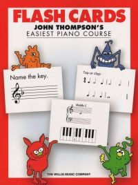 Thompson Easiest Piano Course Flash Cards Sheet Music Songbook