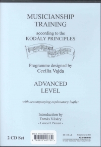 Musicianship Training Kodaly Advanced 2cds Sheet Music Songbook