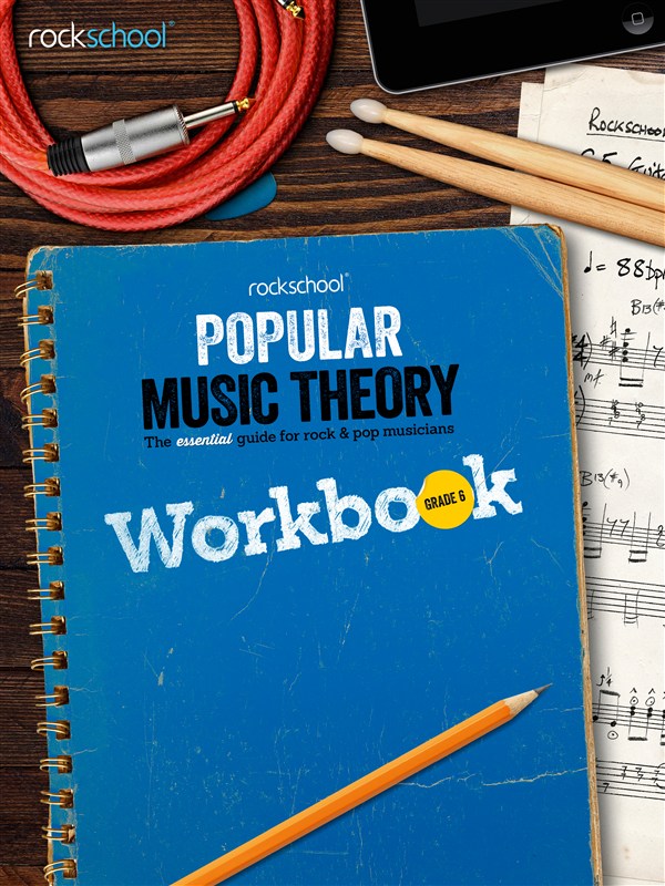 Rockschool Popular Music Theory Workbook Grade 6 Sheet Music Songbook