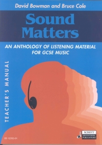 Sound Matters Teachers Manual Bowman/cole Sheet Music Songbook