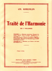 Koechlin Traite De Lharmonie Vol. 3 Sheet Music Songbook