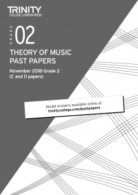 Trinity Theory Past Papers 2018 Grade 2 Nov Sheet Music Songbook