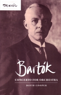 Bartok Concerto For Orchestra Cooper Music Handbk Sheet Music Songbook