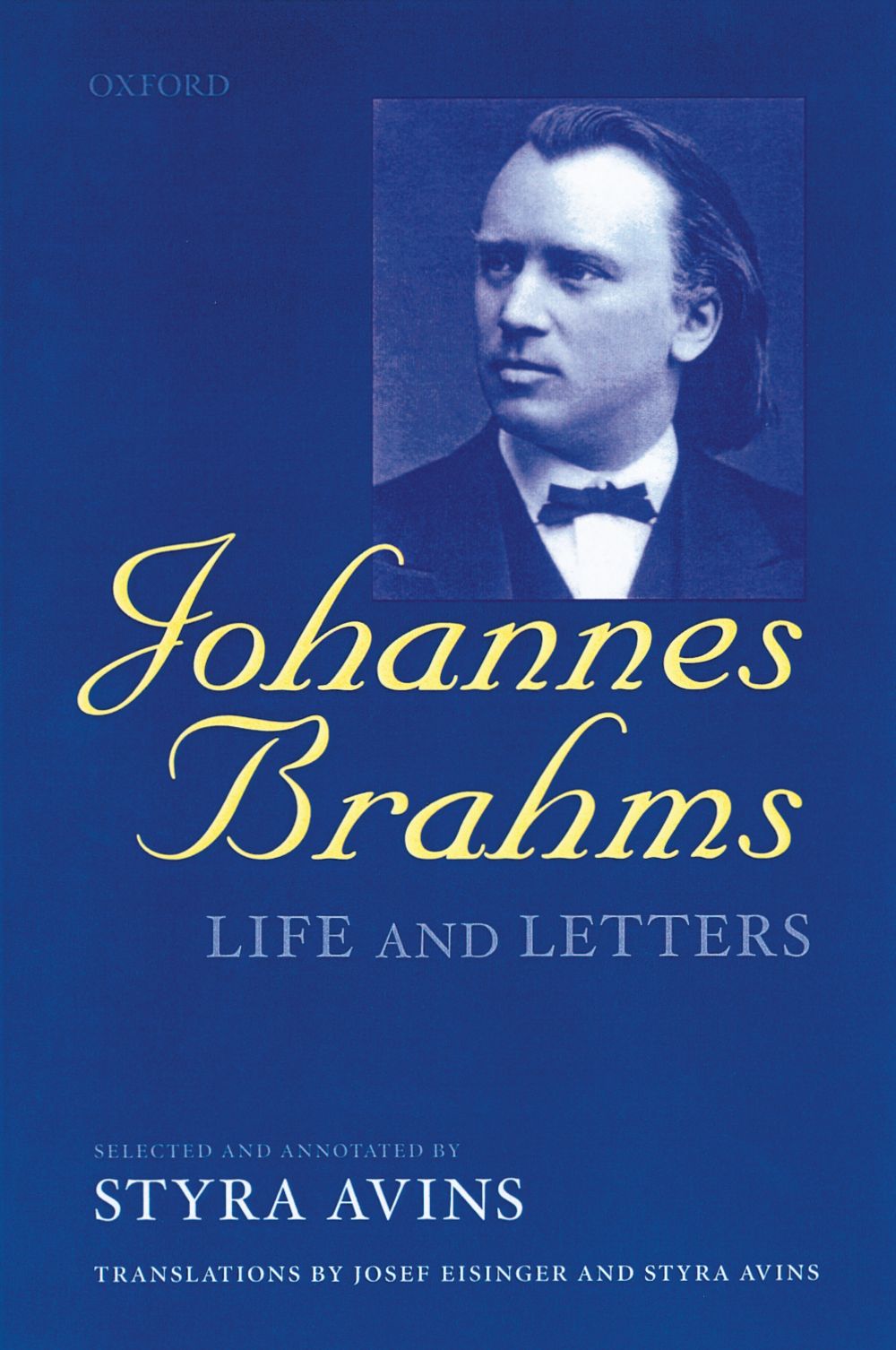 Avins Johannes Brahms Life And Letters Paperback Sheet Music Songbook
