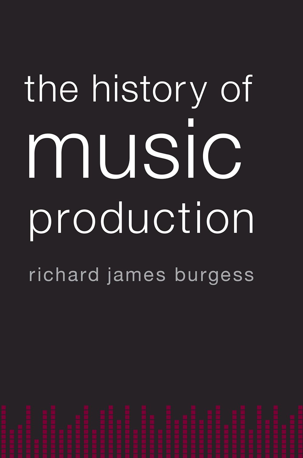 Burgess The History Of Music Production Hardback Sheet Music Songbook