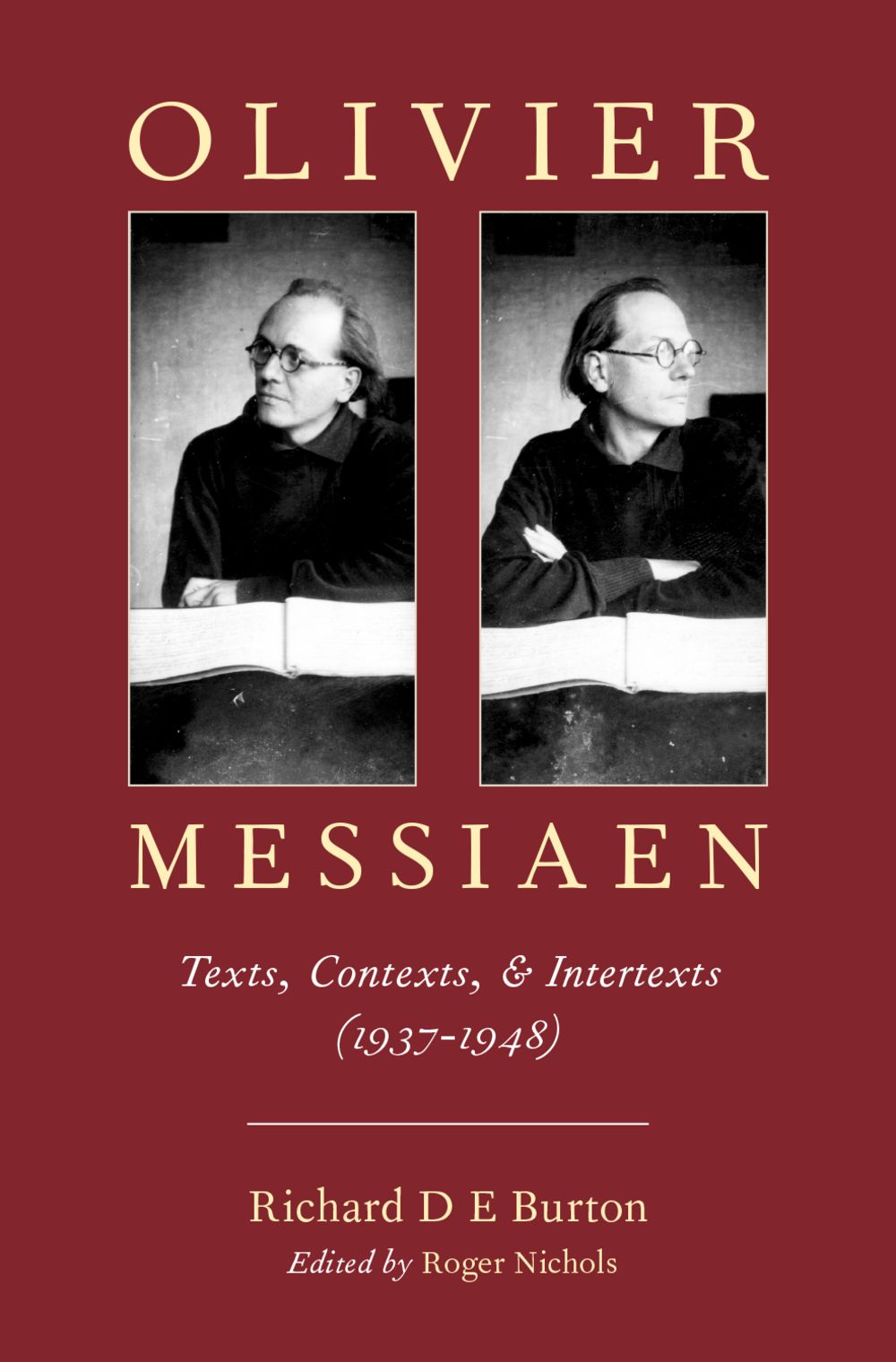Burton Olivier Messiaen Ed. Nichols Hardback Sheet Music Songbook
