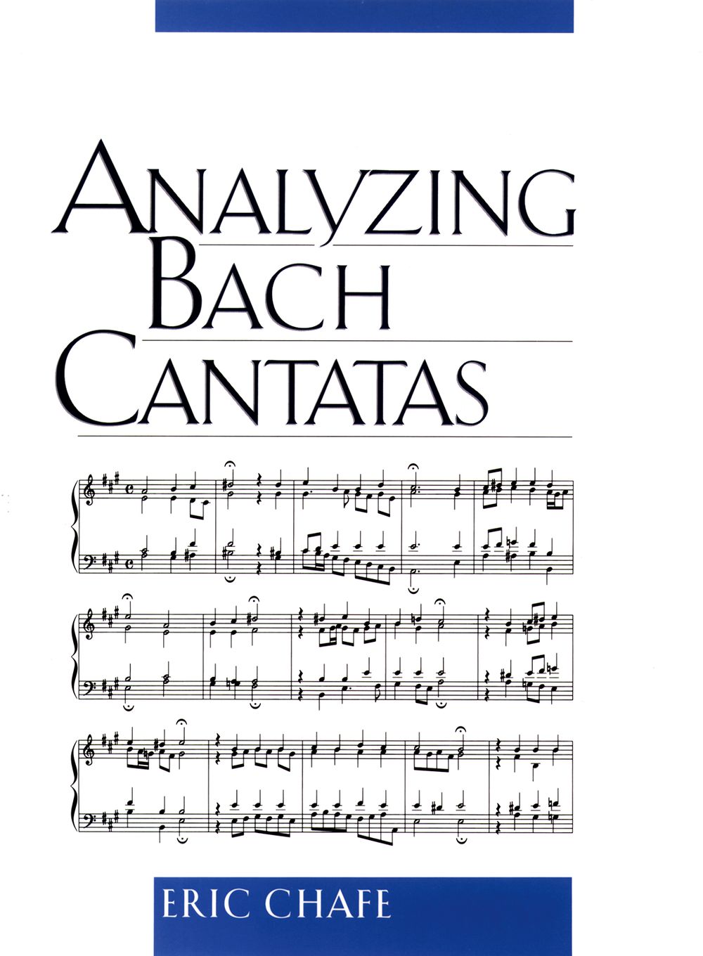 Chafe Analyzing Bach Cantatas Hardback Sheet Music Songbook