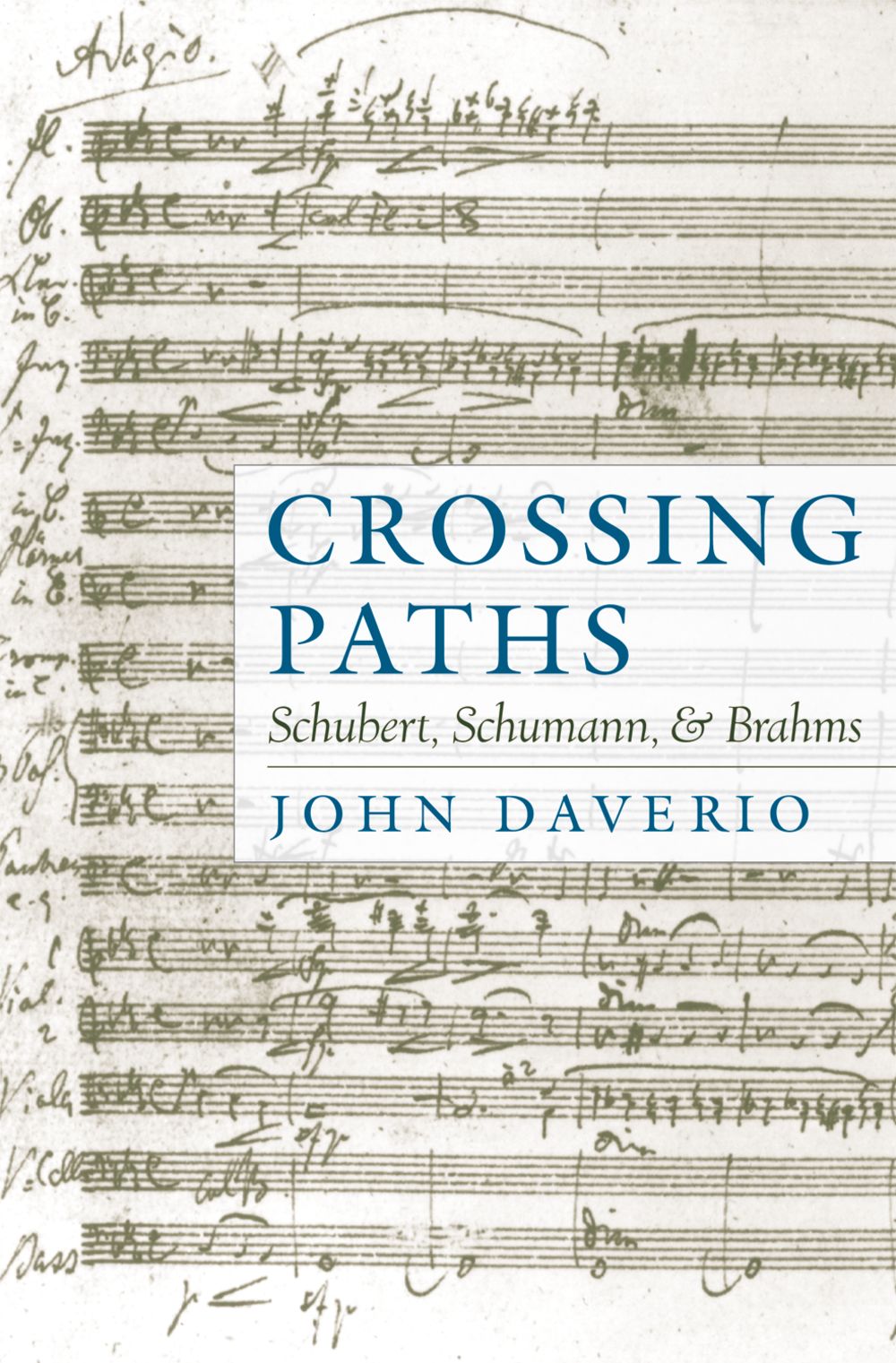 Daverio Crossing Paths Hardback Sheet Music Songbook