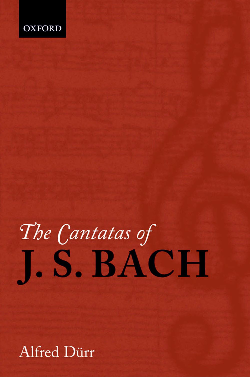 Durr Cantatas Of J. S. Bach Paperback Sheet Music Songbook