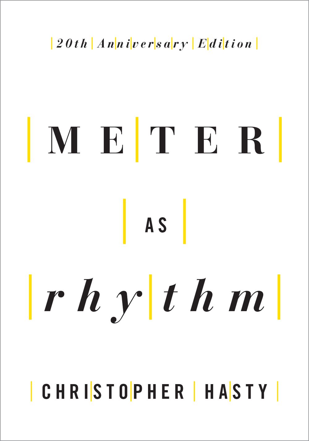 Hasty Meter As Rhythm 20th Anniversary Paperback Sheet Music Songbook