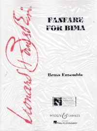 Bernstein Fanfare For Bima Full Score Sheet Music Songbook