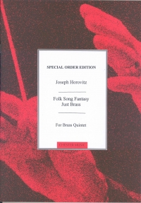 Horovitz Folk Song Fantasy Jb 33 Sheet Music Songbook