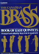 Canadian Brass Easy Quintets Conductor Sheet Music Songbook