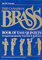 Canadian Brass Easy Quintets 2nd (bb) Trumpet Sheet Music Songbook