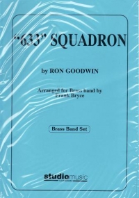 633 Squadron Arr Bryce Brass Band March Card Sheet Music Songbook