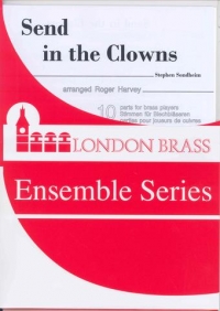 Send In The Clowns Arr Harvey 10-part Brass Band Sheet Music Songbook