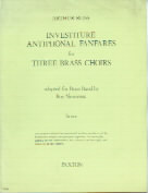 Investiture Antiphonal Fanfares Bliss (score) Sheet Music Songbook