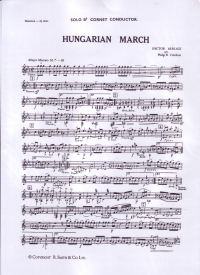 Berlioz Hungarian March Arr Catelinet Sheet Music Songbook