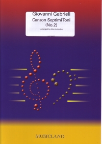 Gabrieli Canzon Septimi Toni No 2 (c172) Sc/pts Sheet Music Songbook