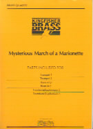 Mysterious March Of A Marionette Brass Quartet Sheet Music Songbook