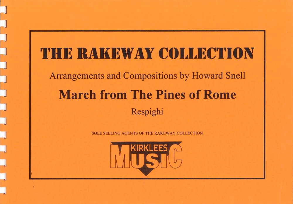 Respighi March From The Pines Of Rome (b/b Set) Sheet Music Songbook