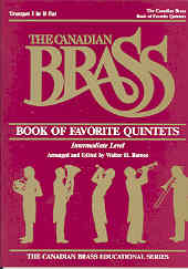 Canadian Brass Book Of Favourites Trumpet 1 Sheet Music Songbook