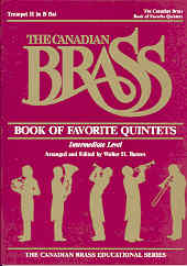 Canadian Brass Book Of Favourites Trumpet 2 Sheet Music Songbook