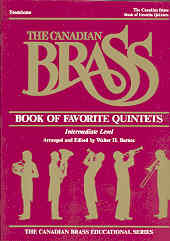 Canadian Brass Book Of Favourites Trombone Sheet Music Songbook