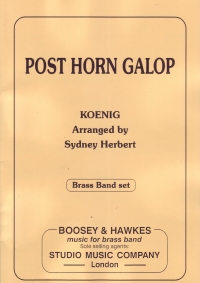 Post Horn Galop Koenig Brass Band Set Sheet Music Songbook