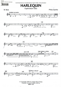 Sparke Harlequin Bb Bass Part Sheet Music Songbook