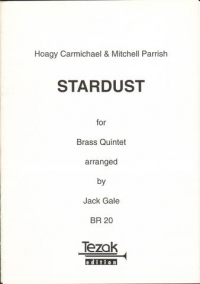 Carmichael Stardust Brass Quintet Sheet Music Songbook