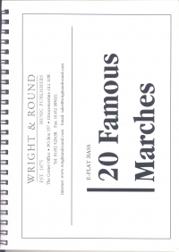 20 Famous Marches Eb Bass Sheet Music Songbook