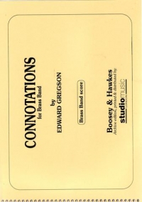 Gregson Connotations Brass Band Conductors Score Sheet Music Songbook