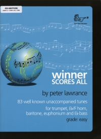 Winner Scores All Lawrance Treble Brass + Eb/f Cd Sheet Music Songbook
