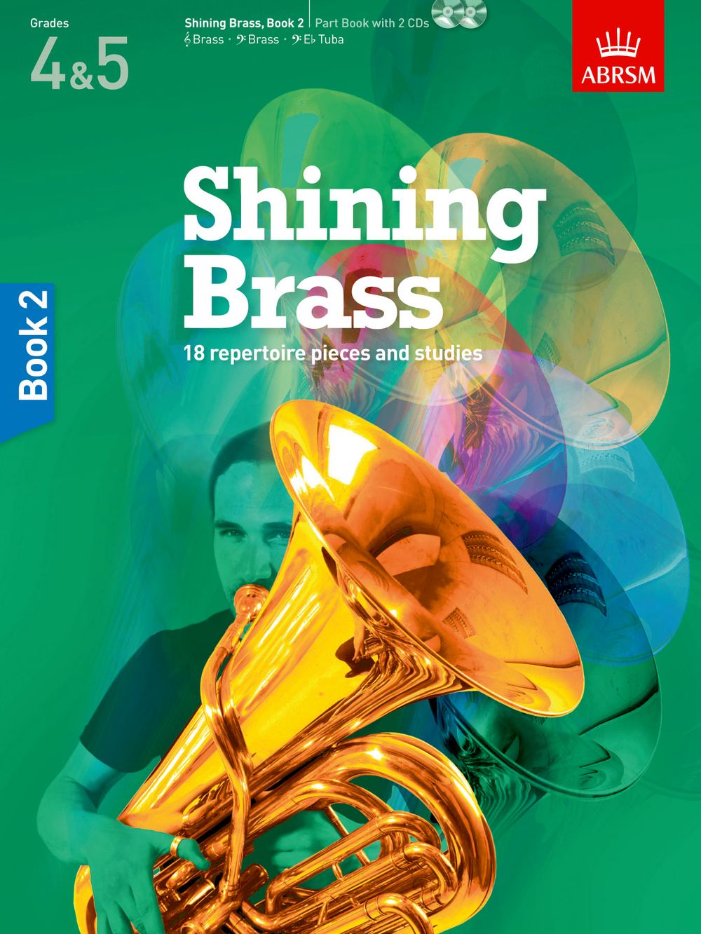 Shining Brass Book 2 + Cds Grades 4-5 Abrsm Sheet Music Songbook