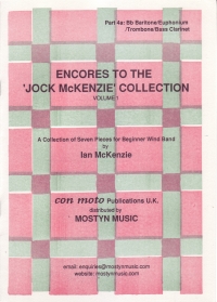Encores To Jock Mckenzie Collection 1 4a Euphonium Sheet Music Songbook