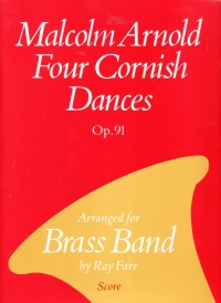 Arnold Four Cornish Dances Brass Band Score Sheet Music Songbook