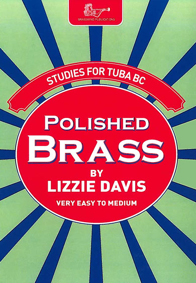 Davis Polished Brass Tuba Bass Clef Sheet Music Songbook