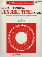 Basic Training Concert Time Folio, Flute Sheet Music Songbook