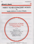 Alfreds First Year Concert Folio Percussion Sheet Music Songbook