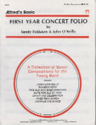 Alfreds First Year Concert Folio Sax Eb Alto Sheet Music Songbook
