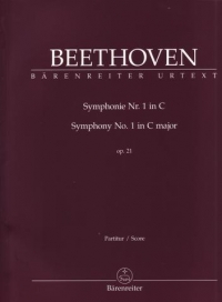 Beethoven Symphony No 1 Op21 C Score Sheet Music Songbook