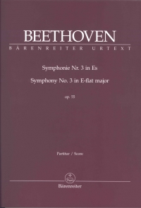 Beethoven Symphony No 3 Op55 Eb Score Sheet Music Songbook