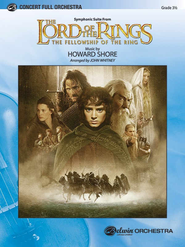 Lord Of The Rings Symphonic Suite Full Orchestra Sheet Music Songbook