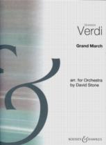 Verdi Grand March (aida) Hss96 Stone Score & Parts Sheet Music Songbook