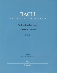 Bach Christmas Oratorio Cello Bass Part Sheet Music Songbook