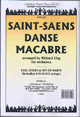 Saint-saens Danse Macabre For Orchestra Sc/pts Sheet Music Songbook